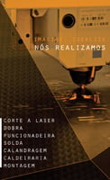 Corte a Laser dobra caldeiraria Leve/Media