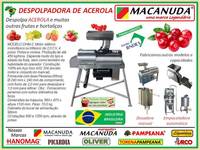 DESPOLPADEIRA DE FRUTAS INDUSTRIAL MACANUDA