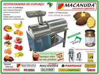 POLPA DE CUPUAÇU, MÁQUINA DESPOLPADORA MACANUDA