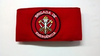 Braçadeira brigada de emergência bordada