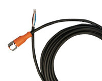 M12C: Montagens de Cabo CC com Conector M12 para Sondas, Sensores e Transmissores