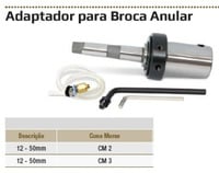 Adaptador para broca anular