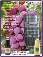 Máquina Suco De Uva Industrial qualidade Macanuda