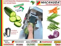 MÁQUINAS INDUSTRIAIS MACANUDA PARA FATIAR PEPINO 