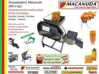 MÁQUINA DESPOLPADEIRA DE BUTIÁ MACANUDA