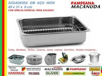 UTENSÍLIOS EM AÇO INOX MACANUDA