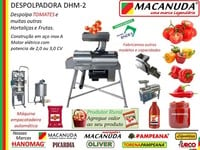 DESPOLPADEIRA INDUSTRIAL DE TOMATE DHM-2 MACANUDA