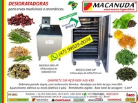 DESIDRATAR ERVAS MEDICINAIS EQUIPAMENTOS MACANUDA