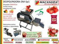 MÁQUINAS MACANUDA PARA DESPOLPAR TOMATE