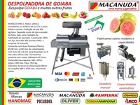 Macanuda máquina despolpadora industrial de goiaba