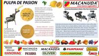 PULPA DE FRUTA DE LA PASIÓN DESPULPADORA MACANUDA