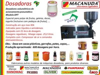 DOSADOR PRA IOGURTE COM PEDAÇOS DE FRUTAS MACANUDA