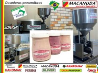 DOSADOR PRA IOGURTE COM PEDAÇOS DE FRUTAS MACANUDA