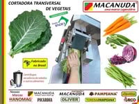 CORTADOR DE VEGETAIS DE FOLHA INDUSTRIAL MACANUDA, MARCA LEGENDÁRIA