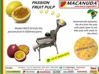 GLOBAL WHOLESALE INDUSTRIAL PASSION FRUIT JUICE MACHINE MACANUDA