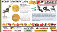 FÁBRICA DE MÁQUINAS PRA CORTAR E DESPOLPAR MARACUJÁ MARCA MACANUDA