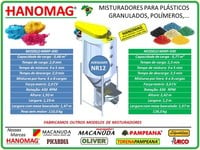 FÁBRICA DE MISTURADORES INDUSTRIAIS PARA PLÁSTICOS POLÍMEROS HANOMAG