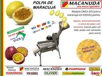 MÁQUINA PROFISSIONAL PARA SEPARAR CASCA DA POLPA DO MARACUJÁ