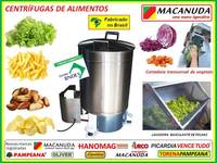 MÁQUINA CENTRÍFUGA PARA SECAR BATATAS CORTADAS MACANUDA