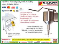 MÁQUINA DE DOSAR POLPA DE FRUTAS MANUAL - MACANUDA