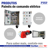 Painéis de comando elétrico para queimadores Ecoflam, Elco e Cuenod