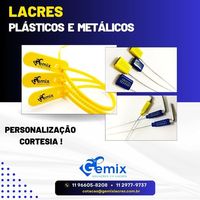 Lacres Metálicos e Plásticos Personalizados