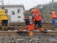 Li-Battery Electric Railway Grinding Machine