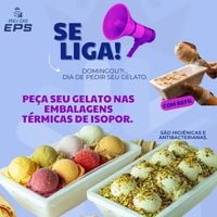 CAIXINHAS DE ISOPOR PARA GELATO E SORVETES ARTESANAIS