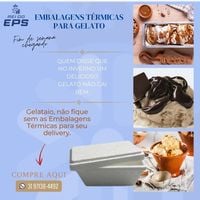 Caixas de Isopor para Gelato e Sorvetes Artesanais Embalagens Termicas