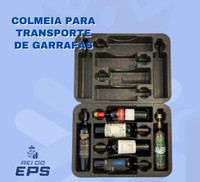 Colmeia para Garrafas - Mala para transporte de Garrafas