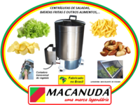 SECADOR DE SALADAS PROFISSIONAL POR CENTRIFUGAÇÃO | MACANUDA