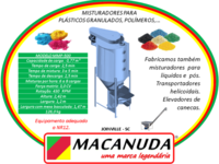 MISTURADOR INDUSTRIAL DE POLÍMEROS MACANUDA VENDAS EM BLUMENAU