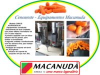 MÁQUINA INDUSTRIAL PARA FABRICAR CENOURETE, MACANUDA GUTE QUALITÄT