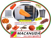 MÁQUINA PROFISSIONAL DE DESIDRATAR ALIMENTOS QUALIDADE MACANUDA