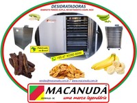 FABRICAÇÃO DE BANANA PASSA ESTUFAS PROFISSIONAIS - MACANUDA