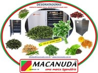 FÁBRICA DE MÁQUINAS PROFISSIONAIS DE SECAR TEMPEROS VERDES MACANUDA