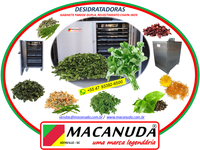 MÁQUINA DE SECAR TEMPERO VERDE E HORTALIÇAS, GABETE INOX - MACANUDA