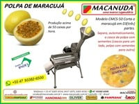 MARACUJÁ DE MALANJE MÁQUINAS DESPOLPADORAS MACANUDA