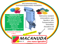 MÁQUINA MISTURADORA DE PLÁSTICO PICADO 500 LITROS | MACANUDA