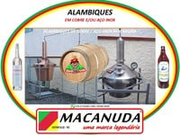 ALAMBIQUE COMPLETO EM COBRE FABRICAÇÃO TORENA MACANUDA