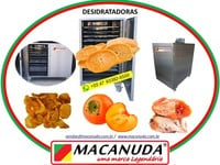 DESIDRATADORA INDUSTRIAL DE CAQUI E OUTRAS FRUTAS - MACANUDA