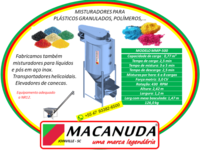 MÁQUINA PRA MISTURAR PLASTICOS MACANUDA, VENDAS DIRETAS DE JOINVILLE