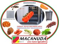 DESIDRATAR TOMATE, MÁQUINAS AÇO INOX PROFISSIONAIS MACANUDA