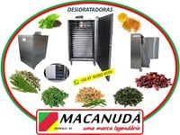 ERVAS MEDICINAIS DESIDRATADAS, EQUIPAMENTOS AÇO INOX - MACANUDA