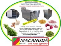 DESIDRATAR CEBOLA, EQUIPAMENTOS INDUSTRIAL MACANUDA