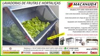 MÁQUINA INDUSTRIAL LAVADORA DE HORTALIÇAS MACANUDA