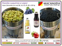 PANELA DE SUCO DE UVA EM AÇO INOX MACANUDA