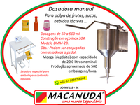 DOSADOR MANUAL DE POLPA DE FRUTAS NO MERCADO LIVRE MUNDIAL MACANUDA