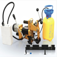 Lithium battery rail drilling machine