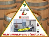 FABRICAÇÃO DE CANHA,  ALAMBIQUES QUALIDADE MACANUDA